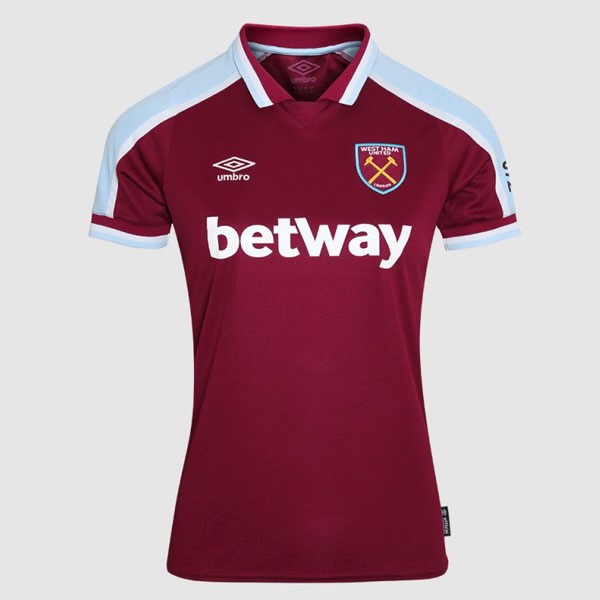 Camiseta West Ham United 1ª Mujer 2021-2022